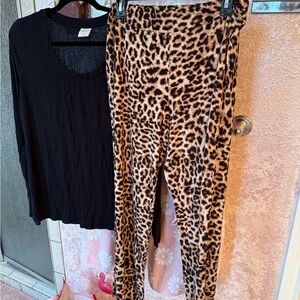 Soma leopard pajama set